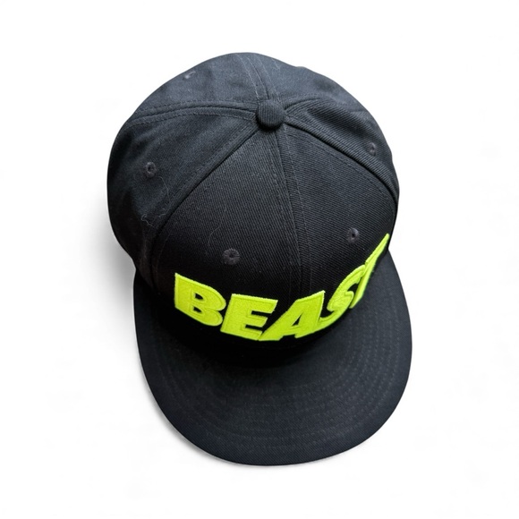 Nike Beast Snapback Hat Black Neon Green Streetwear Style - Picture 6 of 15